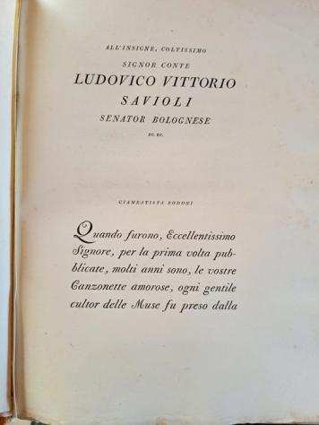 Bodoni  Ovidio - Amori - 1802