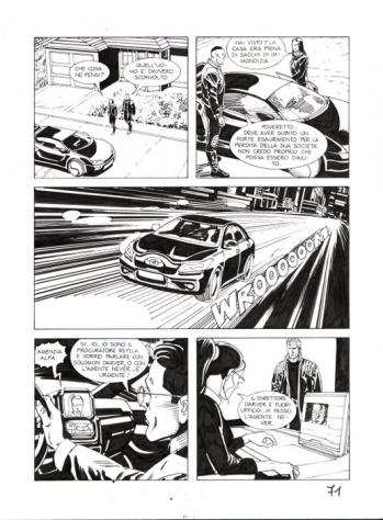 Bonazzi, Germano - 3 Original page - Nathan Never 239 - quoti pretorianiquot - 2011