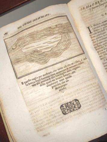 Bonini - Il Tevere Incatenato overo larte di frenar lacque correnti... Ancien Rome river Hydrography - 1663