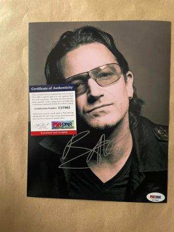 Bono Vox - Signed Photo - PSA COA - Photo - Certificato