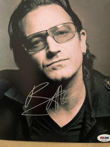 Bono Vox - Signed Photo - PSA COA - Photo - Certificato