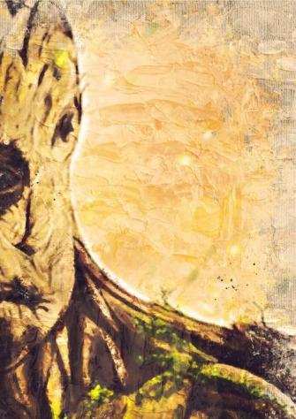 Boriani - Guardiani della Galassia - Groot portrait, Oil limited edition 35 - Prima edizione