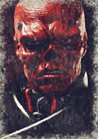 Boriani - Red Skull, Oil limited edition 25
