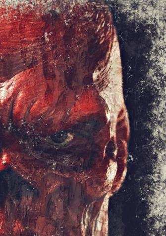 Boriani - Red Skull, Oil limited edition 25