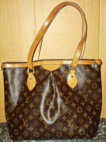 Borsa a mano o tracolla Louis Vuitton Palermo GM canvas shopping bag monogram LV
