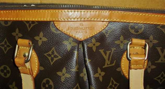 Borsa a mano o tracolla Louis Vuitton Palermo GM canvas shopping bag monogram LV