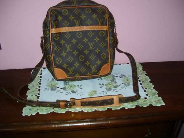 Borsa a Tracolla L. V. Danube Monogram Vintage anni 80