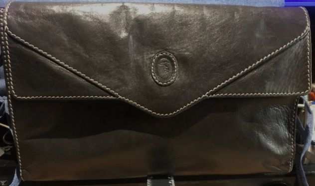 Borsa da donna in pelle marchiata Trussardi