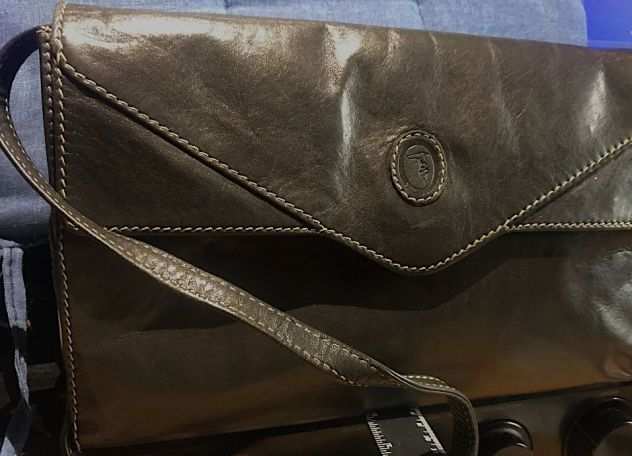 Borsa da donna in pelle marchiata Trussardi