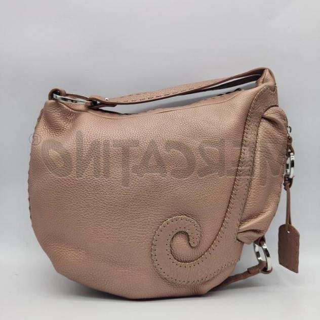 Borsa fendi selleria biga bag media hobo rosa pesca