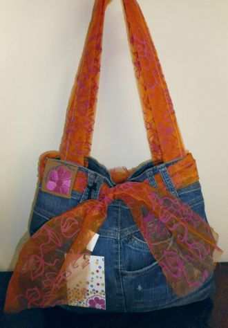 Borsa jeans Arancia Meccanica