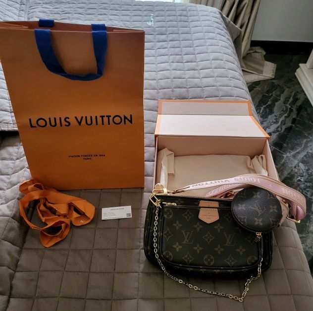 Borsa multipochette louis vuitton nuova con scontrino