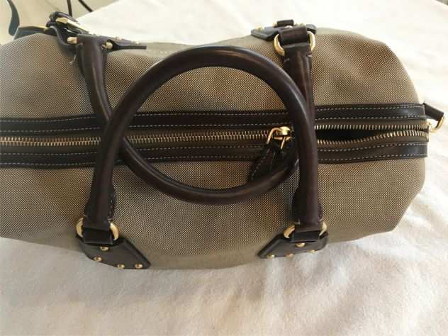 Borsa originale Prada vintage pelle e tessutoMilano