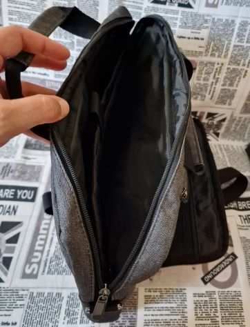 Borsa per PC portatile di dimensioni fino a 17,3 pollici, con cerniere