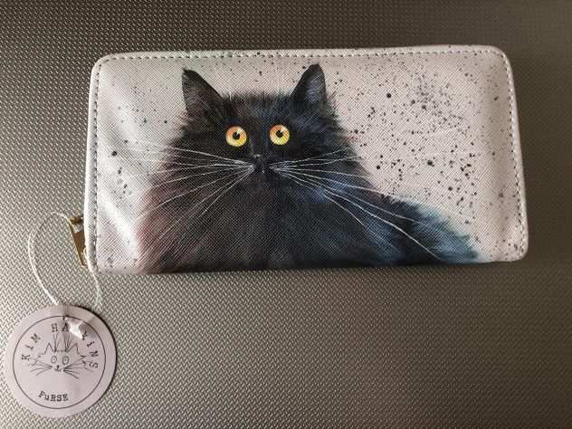 Borsellino portafoglio con gatto
