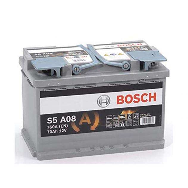 Bosch Batteria Auto StartampStop AGM 0092S5A080 12v 70Ah 760A