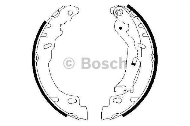 Bosch Kit Ganasce Freno 986487704