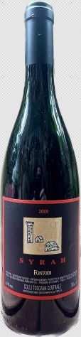 Bottiglia di vino rosso di Syrah Case Via Fontodi 2019 Fontodi