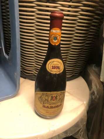 Bottiglia vino Barolo, 0,75L Bruzzone 1974