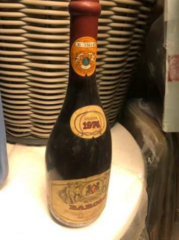 Bottiglia vino Barolo, 0,75L Bruzzone 1974