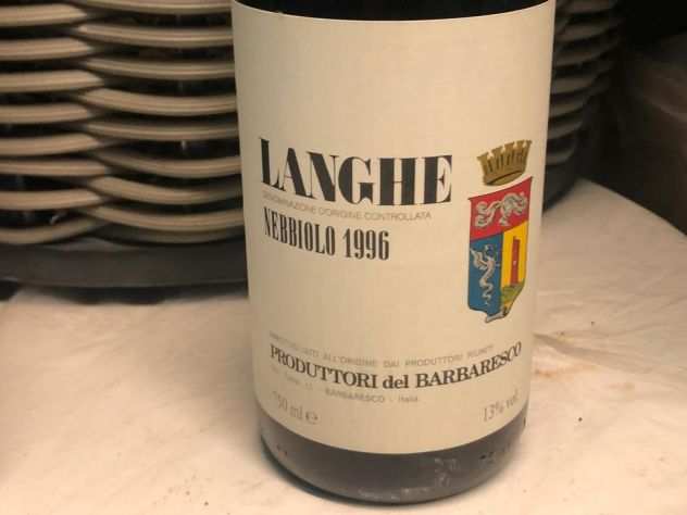 Bottiglia vino Nebbiolo Produttori del Barbaresco, 0,75L 1996