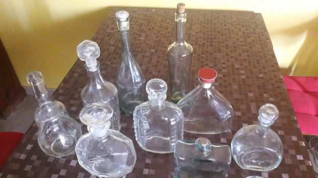 Bottiglie in vetro da collezione per alcolici