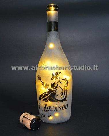 Bottiglie lampade personalizzate