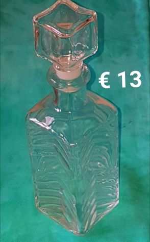 Bottiglie liquore ceramica e vetro vintage anni 50 da collezione