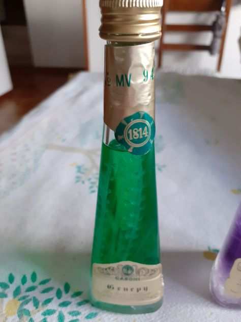 Bottigliette Migon Casoni (ginepro e Parfait amour)