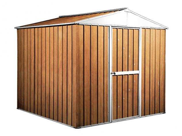 Box in Acciaio Zincato Casetta da Giardino in Lamiera 2.75 x 1.75 m x h2.12 m - 87 KG ndash 4.81 metri quadri - LEGNO