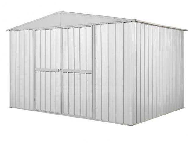 Box in Acciaio Zincato Casetta da Giardino in Lamiera 3.60 x 1.75 m x h2.12 m - 110 KG ndash 6.30 metri quadri - BIANCO