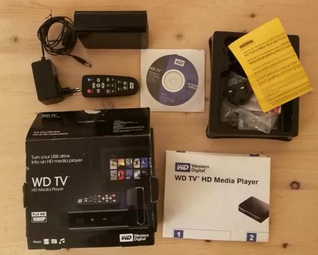 BOX media player TV Western Digital FullHD