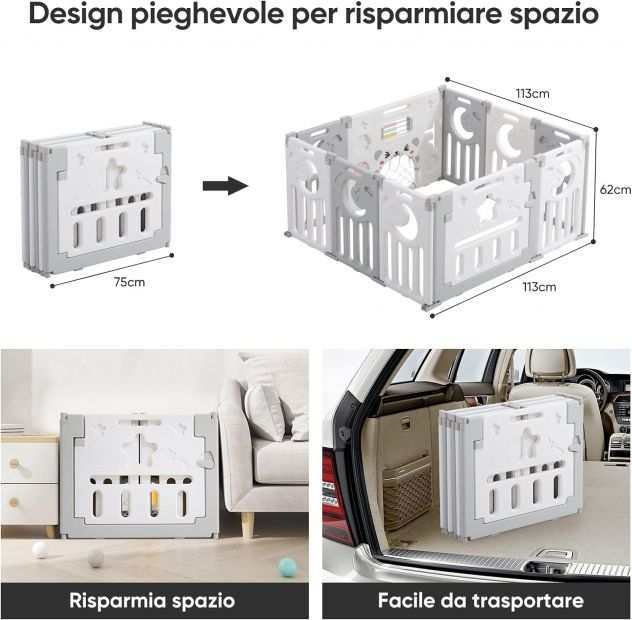 Box Per Bambini Recinto Box per Neonati e Bambini NUOVO