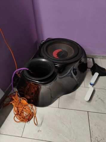 Box Subwoofer e amplificatore impianto audio auto