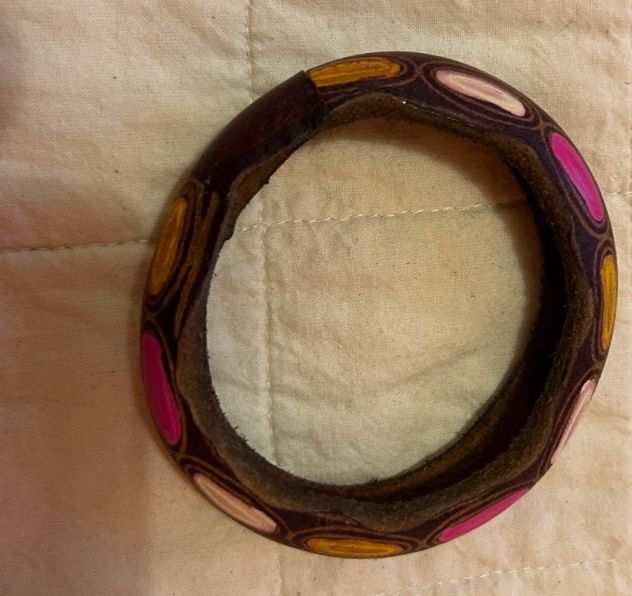 Bracciale cuoio diametro 7