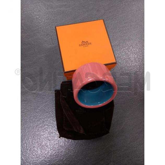 Bracciale hermes rosa legno smaltato da riv Taglia M