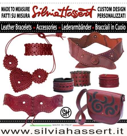 Bracciali in cuoio e accessori su misura