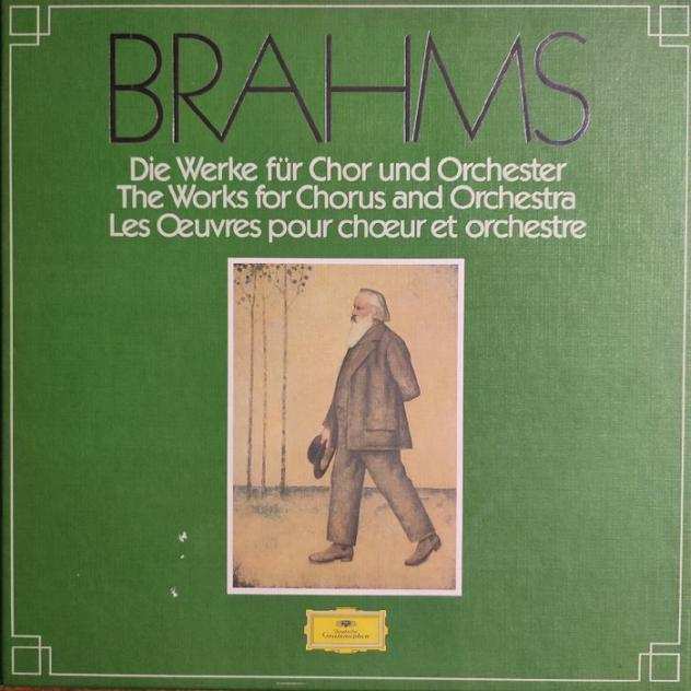 Brahms - Die Werke Fuumlr Chor Und Orchester bull The Works For Chorus And Orchestra bull Les Oeuvres Pour Choeur Et - Cofanetto LP - Prima stampa - 1983