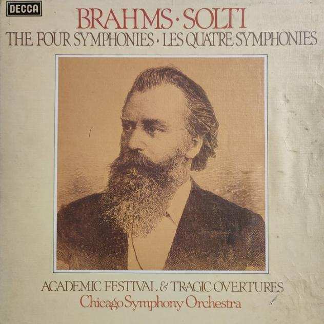 Brahms - Solti, Chicago Symphony Orchestra - The Four Symphonies  Les Quatre Symphonies  Academic Festival amp Tragic Overtures - Very Very Rare - Cof