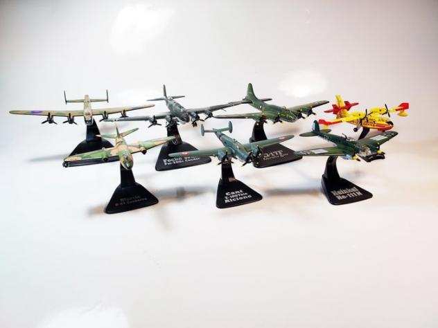 Brand Unknown 1100 - 7 - Modellino di aereo - 7x various fighter airplanes models WWII