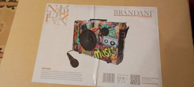 BRANDANI VALIGETTA MUSIC COLORATA CON BLUETOOTH