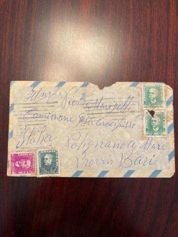 Brasile 19431960 - Buste posta aerea affrancate e serie francobolli repubblica sociale italiana