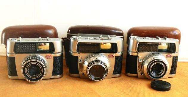 Braun Paxette Electromatic (1959), Electromatic II, Electromatic IIS (1960-64)  Fotocamera con mirino
