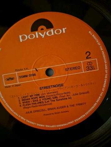 Brian Auger, Julie Driscol amp Trinity - Steetnoise - Disco in vinile - 1969