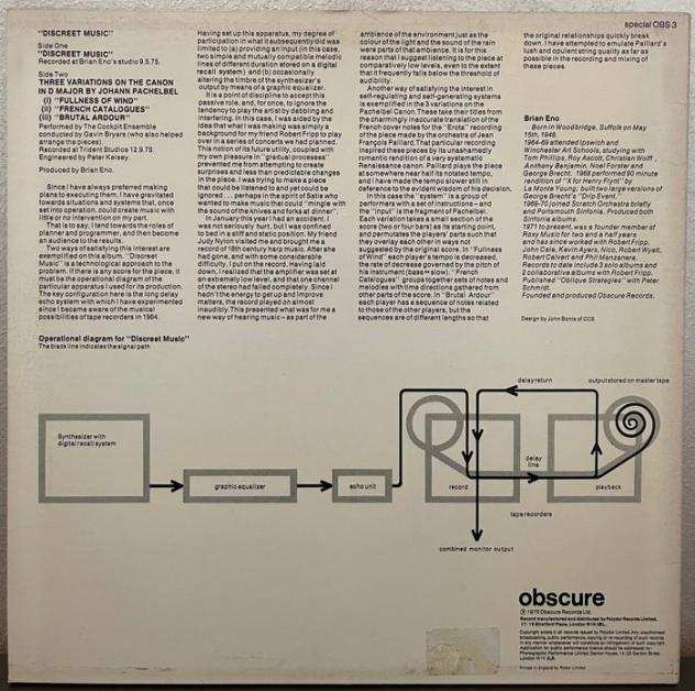 Brian Eno - Discreet Music - Album LP - 19751975