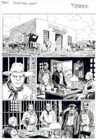 Brindisi, Bruno - 3 Original page - Tex Willer - quoti cavalieri del Cerchio dOroquot - 2022