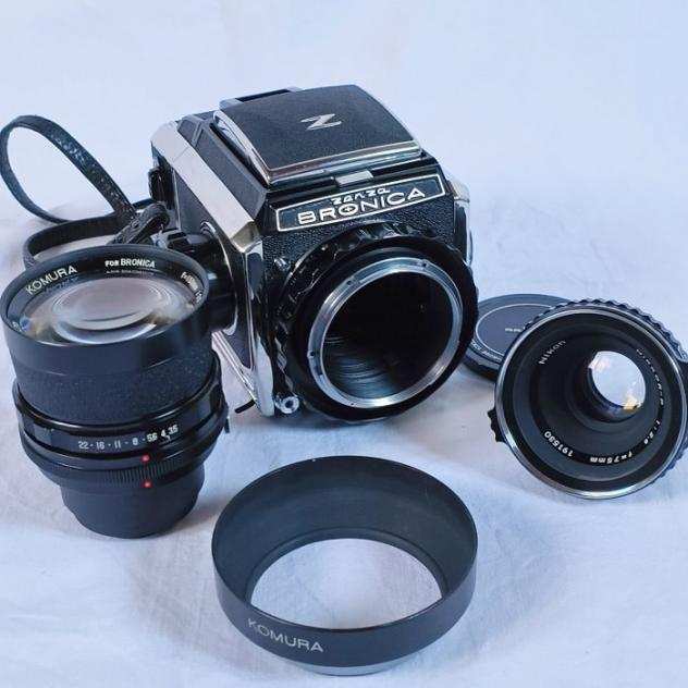 Bronica S2A nikon 75mm f2.8 Komura 150mm f3.5 120  fotocamera medio formato