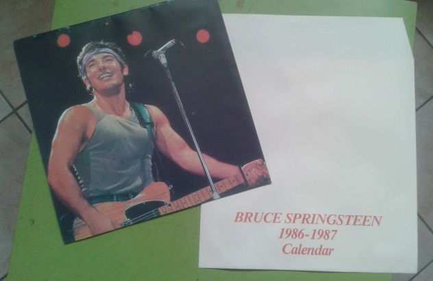 BRUCE SPRINGSTEEN da COLLEZIONE VINILI e CALENDARIO 1986-87