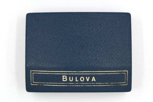 Bulova Leading Lady Blu Interno Velluto Scatola Orologi Vintage