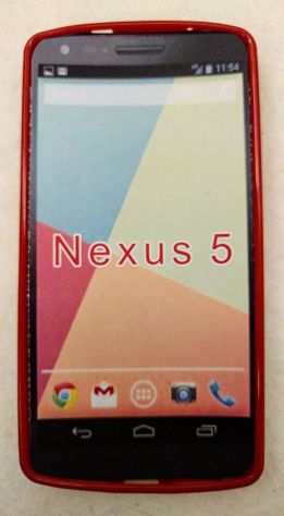 BUMPER IN GEL PER NEXUS 5 (ROSSO)